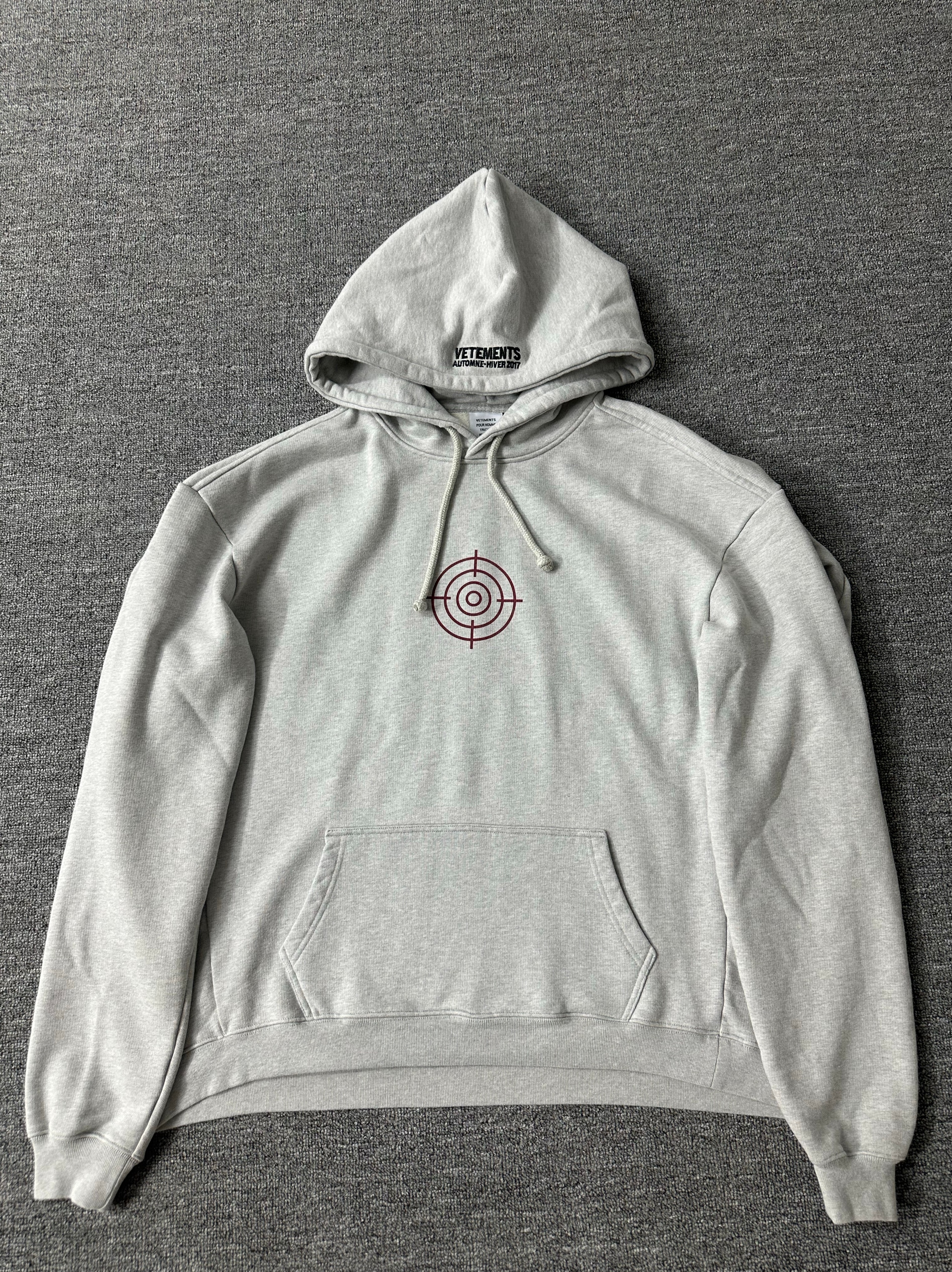 Vetements 11 Inch Hoodie Grey