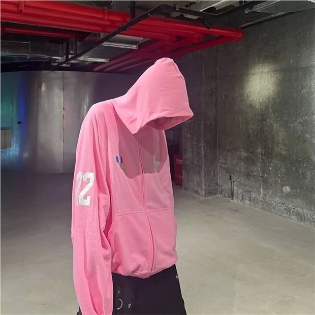 Balenciaga Pink Polo Hoodie