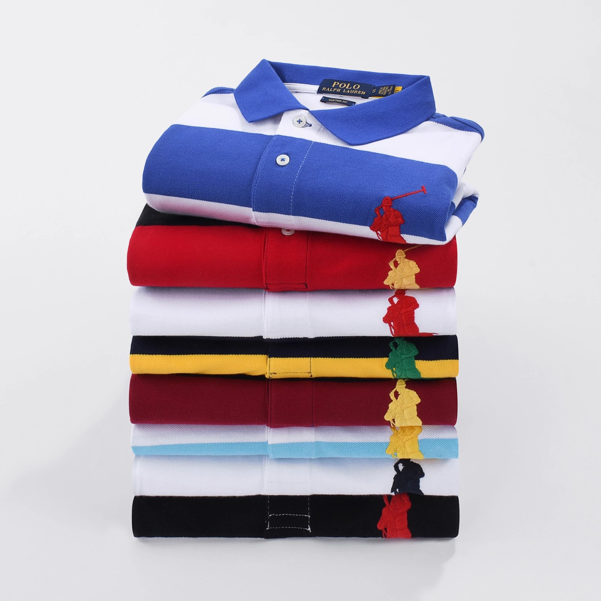 Ralph Lauren Striped Polo Big logo